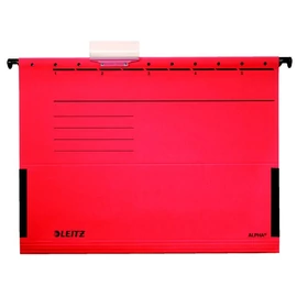 Függőmappa, oldalvédelemmel, karton, A4, LEITZ "Alpha", piros, 25db/cs Függőmappa, oldalvédelemmel, karton, A4, LEITZ "Alpha", piros, 25db/cs