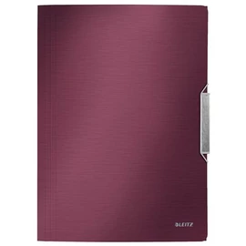 Gumis mappa, PP, A4, LEITZ "Style", gránátvörös Gumis mappa, PP, A4, LEITZ "Style", gránátvörös