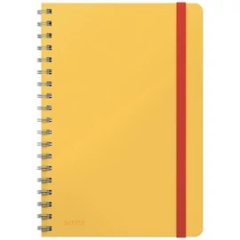 Spirálfüzet, B5, vonalas, 80 lap, LEITZ, "Cosy Soft Touch", melegsárga Spirálfüzet, B5, vonalas, 80 lap, LEITZ, "Cosy Soft Touch", melegsárga