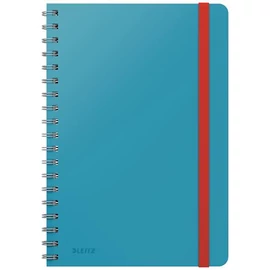 Spirálfüzet, B5, vonalas, 80 lap, LEITZ, "Cosy Soft Touch", nyugodtkék Spirálfüzet, B5, vonalas, 80 lap, LEITZ, "Cosy Soft Touch", nyugodtkék