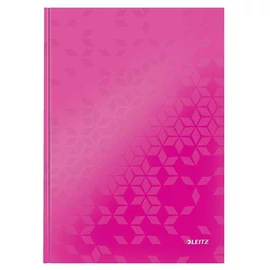 Beíró, A4, vonalas, 80 lap, keményfedeles, LEITZ "Wow", rózsaszín Beíró, A4, vonalas, 80 lap, keményfedeles, LEITZ "Wow", rózsaszín