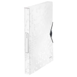 Gumis mappa, 30 mm, PP, A4, LEITZ "Wow Jumbo", fehér Gumis mappa, 30 mm, PP, A4, LEITZ "Wow Jumbo", fehér