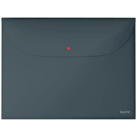 Irattartó tasak, 2 zsebes, A4, PP, pantentos, LEITZ "Cosy", bársonyszürke, 3db/cs Irattartó tasak, 2 zsebes, A4, PP, pantentos, LEITZ "Cosy", bársonyszürke, 3db/cs