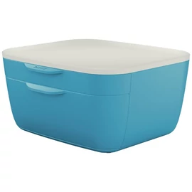 Irattároló, műanyag, 2 fiókos, LEITZ "Cosy", nyugodtkék Irattároló, műanyag, 2 fiókos, LEITZ "Cosy", nyugodtkék
