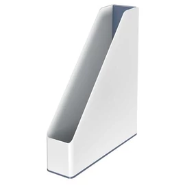 Iratpapucs, műanyag, 73 mm, kettős színhatású, LEITZ "Wow", fehér Iratpapucs, műanyag, 73 mm, kettős színhatású, LEITZ "Wow", fehér