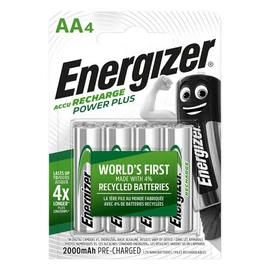 Tölthető elem, AA ceruza, 4x2000 mAh, ENERGIZER "Power Plus" Tölthető elem, AA ceruza, 4x2000 mAh, ENERGIZER "Power Plus"