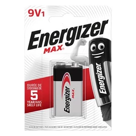 Elem, 9V, 1 db, ENERGIZER "Max" Elem, 9V, 1 db, ENERGIZER "Max"