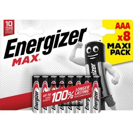 Elem, AAA mikro, 8 db, ENERGIZER "Max" Elem, AAA mikro, 8 db, ENERGIZER "Max"