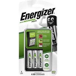 Elemtöltő, AA ceruza/AAA mikro, 4x2000 mAh AA, ENERGIZER "Maxi" Elemtöltő, AA ceruza/AAA mikro, 4x2000 mAh AA, ENERGIZER "Maxi"