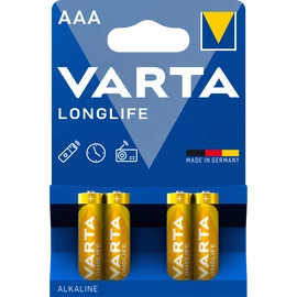 Elem, AAA mikro, 4 db, VARTA "Longlife" Elem, AAA mikro, 4 db, VARTA "Longlife"