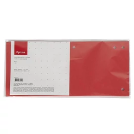 Elválasztócsík OPTIMA 105x240mm piros 10 darabos Elválasztócsík OPTIMA 105x240mm piros 10 darabos
