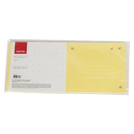 Elválasztócsík OPTIMA 105x240mm sárga 10 darabos Elválasztócsík OPTIMA 105x240mm sárga 10 darabos