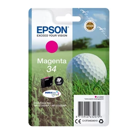 Epson C13T34634010 T3463 34 magenta tintapatron 4,2ml (eredeti)
