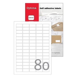 Etikett OPTIMA 32122 35,6x16,9mm 8000 címke/doboz 100 ív/doboz Etikett OPTIMA 32122 35,6x16,9mm 8000 címke/doboz 100 ív/doboz