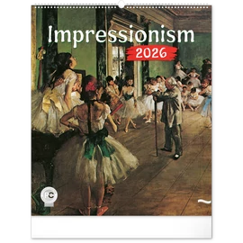 Falinaptár képes 480x560mm, (Impressionism) Realsystem 2026