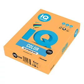 Másolópapír, színes, A4, 80g. IQ 500ív/csomag, neon narancs