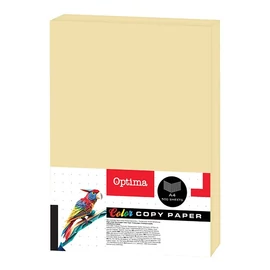 Fénymásolópapír színes OPTIMA A/4 80 g pasztell sárga 500 ív/csomag