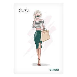 Füzet STREET Cute A4 54 lapos kockás