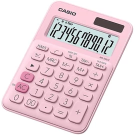 Számológép, asztali, 12 számjegy, CASIO, "MS 20 UC" rózsaszín Számológép, asztali, 12 számjegy, CASIO, "MS 20 UC" rózsaszín