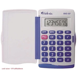 Zsebszámológép, 8 számjegy, VICTORIA "GVZ-127" Zsebszámológép, 8 számjegy, VICTORIA "GVZ-127"