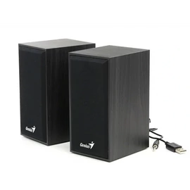 Hangszóró, 2.0, 6W, USB táp, GENIUS "SP-HF180", fekete