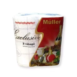 Müller Exclusive 3rétegű 2tekercs/csomag háztartási papírtörlő