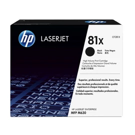 HP CF281X No.81X fekete toner (eredeti) HP CF281X No.81X fekete toner (eredeti)