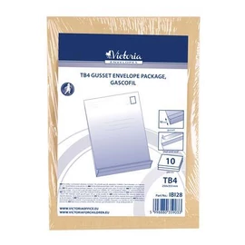 Redős-talpas tasak csomag, TB4, szilikonos, 50mm talp, VICTORIA, barna gascofil, 10db/cs