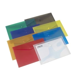 Irattartó tasak, A4, PP, patentos, REXEL, vegyes Irattartó tasak, A4, PP, patentos, REXEL, vegyes