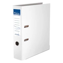 Iratrendező, 75 mm, A4, PP/karton, élvédő sínnel, VICTORIA, "Basic", fehér Iratrendező, 75 mm, A4, PP/karton, élvédő sínnel, VICTORIA, "Basic", fehér