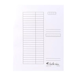 Gyorsfűző, karton, A4, VICTORIA, fehér, 25db/cs Gyorsfűző, karton, A4, VICTORIA, fehér, 25db/cs