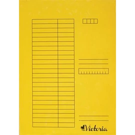 Gyorsfűző, karton, A4, VICTORIA, sárga, 5db/cs Gyorsfűző, karton, A4, VICTORIA, sárga, 5db/cs