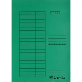 Gyorsfűző, karton, A4, VICTORIA, zöld, 5db/cs Gyorsfűző, karton, A4, VICTORIA, zöld, 5db/cs