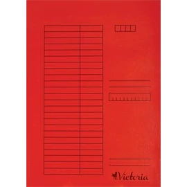 Gyorsfűző, karton, A4, VICTORIA, piros, 5db/cs Gyorsfűző, karton, A4, VICTORIA, piros, 5db/cs