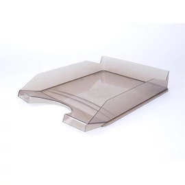 Irattálca, műanyag, VICTORIA, áttetsző füstszínű Irattálca, műanyag, VICTORIA, áttetsző füstszínű