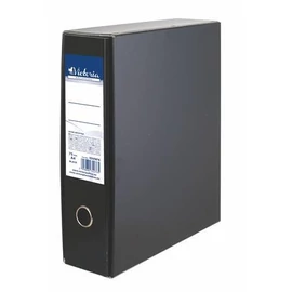 Tokos iratrendező, 75 mm, A4, karton, VICTORIA, fekete Tokos iratrendező, 75 mm, A4, karton, VICTORIA, fekete