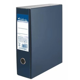 Tokos iratrendező, 75 mm, A4, karton, VICTORIA, sötétkék Tokos iratrendező, 75 mm, A4, karton, VICTORIA, sötétkék