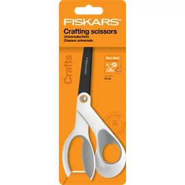 Olló, általános, tapadásmentes, 21 cm, FISKARS "Titanium", fehér Olló, általános, tapadásmentes, 21 cm, FISKARS "Titanium", fehér