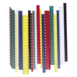 Spirál, műanyag, 22 mm, 151-180 lap, FELLOWES, 50 db, fehér Spirál, műanyag, 22 mm, 151-180 lap, FELLOWES, 50 db, fehér