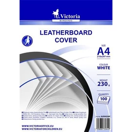 Hátlap, A4, 230 g, matt, VICTORIA, fehér, 100db/cs Hátlap, A4, 230 g, matt, VICTORIA, fehér, 100db/cs