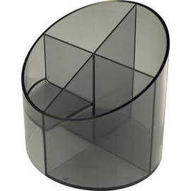 Írószertartó, 4 részes, HELIT "Economy", füstszínű Írószertartó, 4 részes, HELIT "Economy", füstszínű