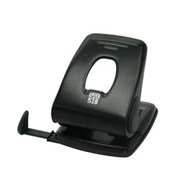 Lyukasztó, kétlyukú, 40 lap, SAX "518", fekete Lyukasztó, kétlyukú, 40 lap, SAX "518", fekete