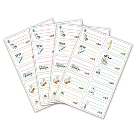 Füzetcímke, 40 db, COOL BY VICTORIA Füzetcímke, 40 db, COOL BY VICTORIA