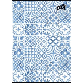 Füzet, tűzött, A4, kockás, 80 lap, COOL BY VICTORIA "Mediterrain patterns" Füzet, tűzött, A4, kockás, 80 lap, COOL BY VICTORIA "Mediterrain patterns"