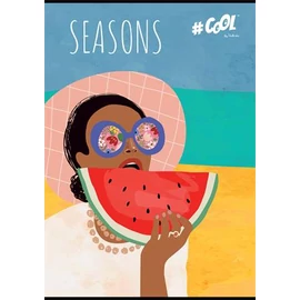Füzet, tűzött, A4, vonalas, 80 lap, COOL BY VICTORIA, "Seasons" Füzet, tűzött, A4, vonalas, 80 lap, COOL BY VICTORIA, "Seasons"