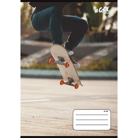 Füzet, tűzött, A5, vonalas, 32 lap, 4-8. osztály, COOL BY VICTORIA, "Skateboard", "21-32" Füzet, tűzött, A5, vonalas, 32 lap, 4-8. osztály, COOL BY VICTORIA, "Skateboard", "21-32"