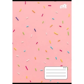 Füzet, tűzött, A5, vonalas, 32 lap, 4-8. osztály, COOL BY VICTORIA "Sweet pink", "21-32" Füzet, tűzött, A5, vonalas, 32 lap, 4-8. osztály, COOL BY VICTORIA "Sweet pink", "21-32"