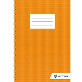 Spirálfüzet, A4, francia kockás, 70 lap, VICTORIA Spirálfüzet, A4, francia kockás, 70 lap, VICTORIA