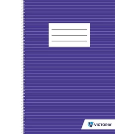 Spirálfüzet, A4, vonalas, 70 lap, VICTORIA Spirálfüzet, A4, vonalas, 70 lap, VICTORIA