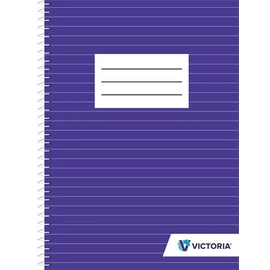 Spirálfüzet, A5, vonalas, 70 lap, VICTORIA Spirálfüzet, A5, vonalas, 70 lap, VICTORIA
